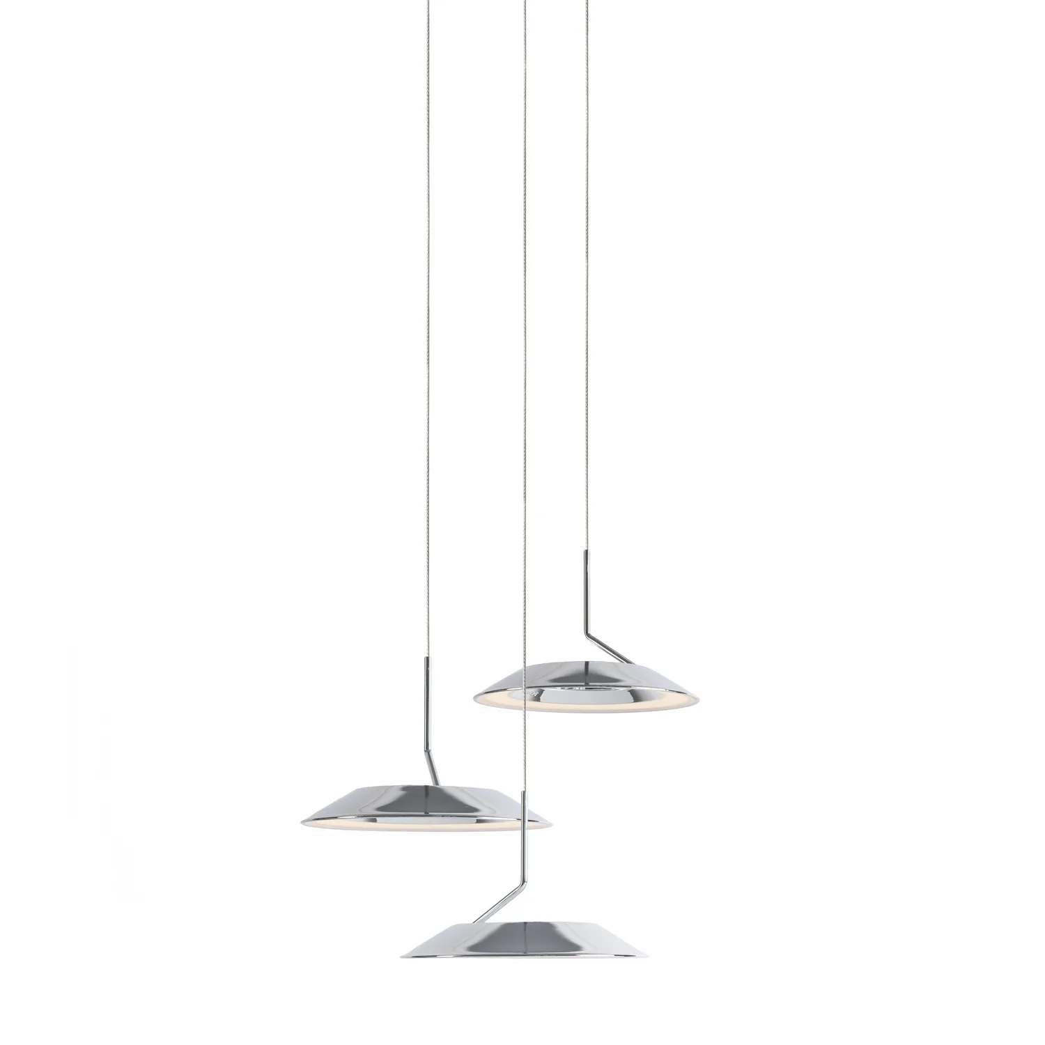 Royyo LED Pendant in Chrome