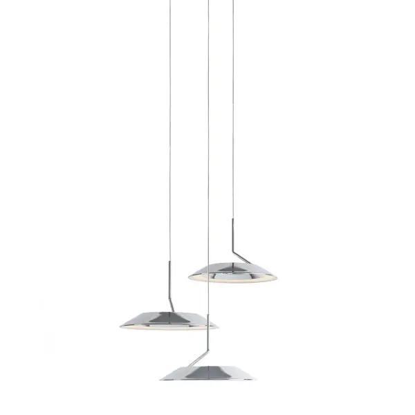 Royyo LED Pendant in Chrome