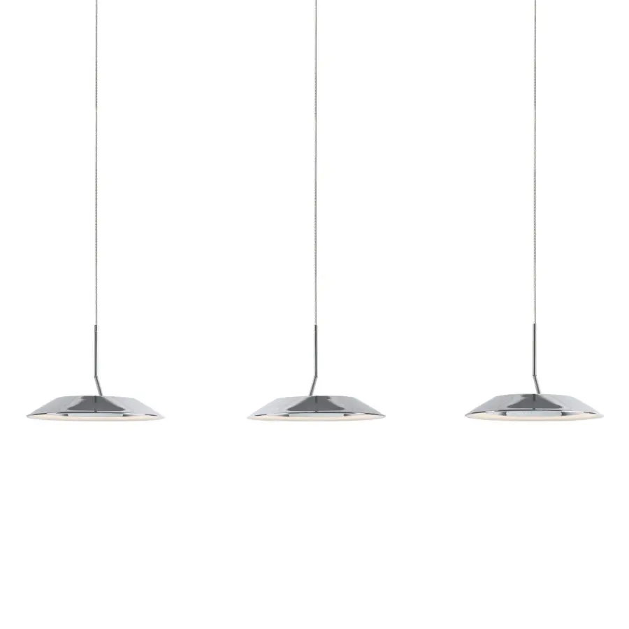 Royyo LED Pendant in Chrome