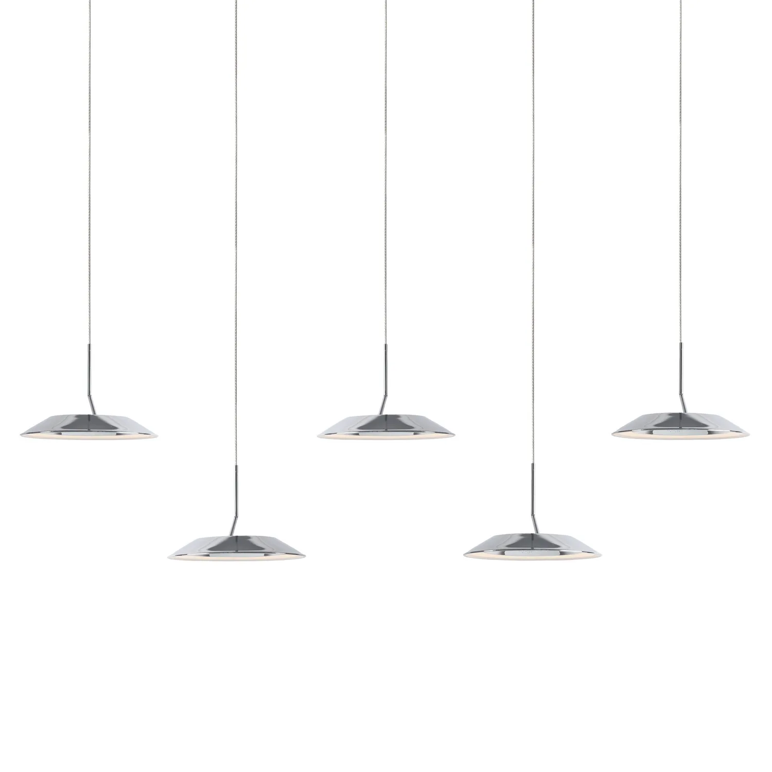 Royyo LED Pendant in Chrome