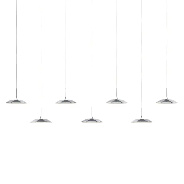 Royyo LED Pendant in Chrome