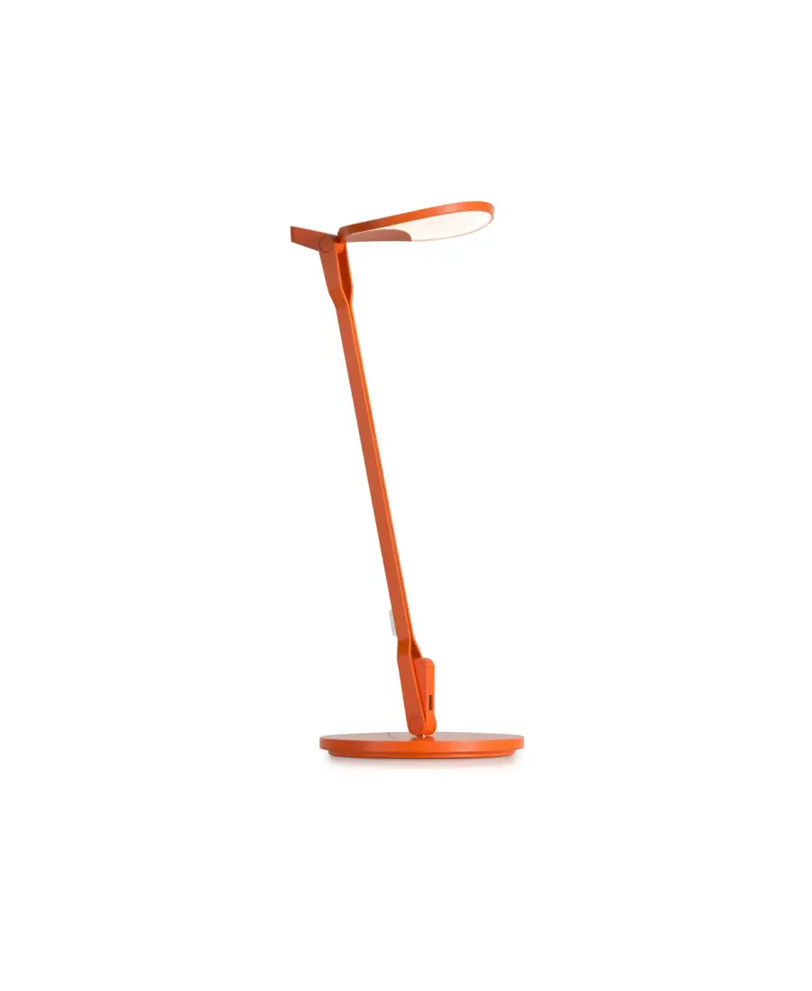 Splitty LED Desk Lamp in Matte Orange