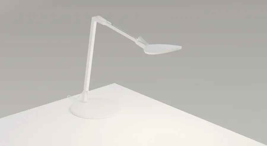 Splitty LED Desk Lamp in Matte White