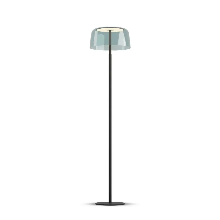 Yurei LED Floor Lamp in Matte Black