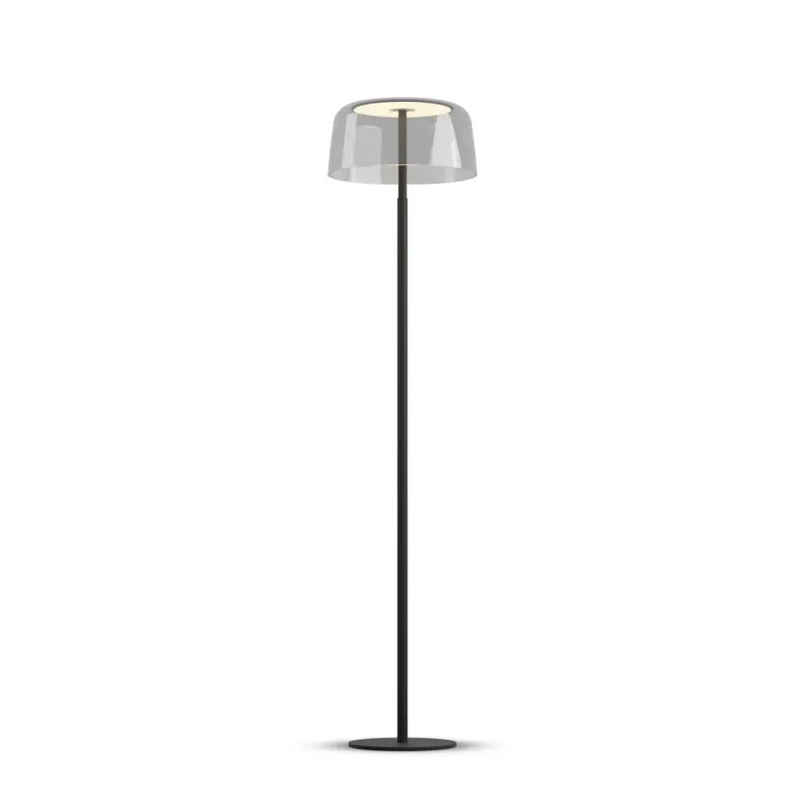 Yurei LED Floor Lamp in Matte Black