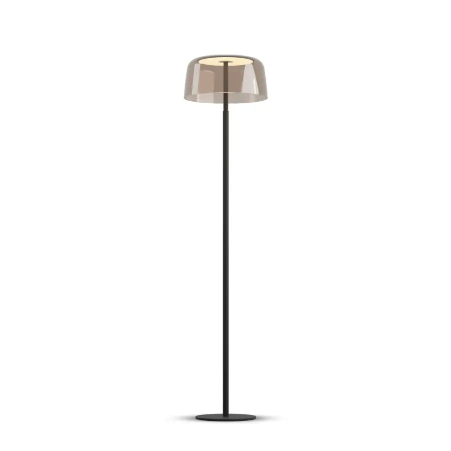 Yurei LED Floor Lamp in Matte Black