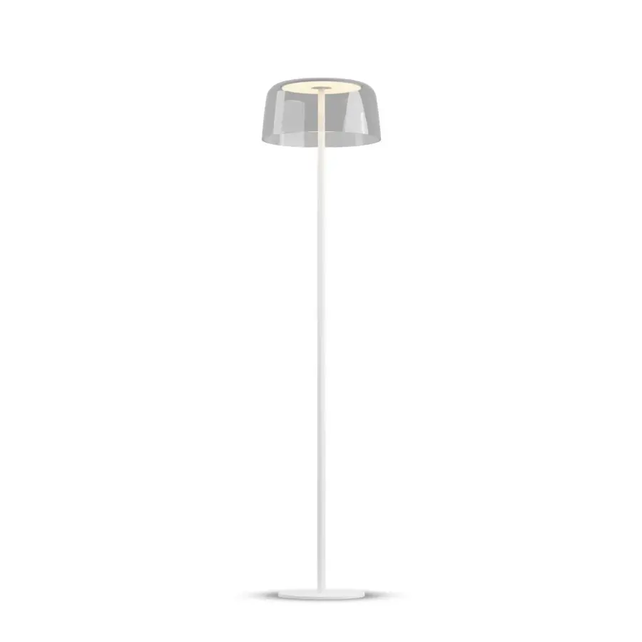 Yurei LED Floor Lamp in Matte White