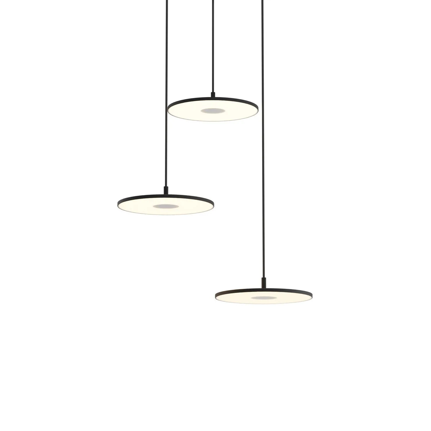 Yurei LED Pendant in Matte Black