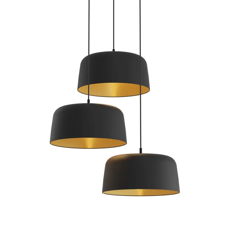 Yurei LED Pendant in Matte Black
