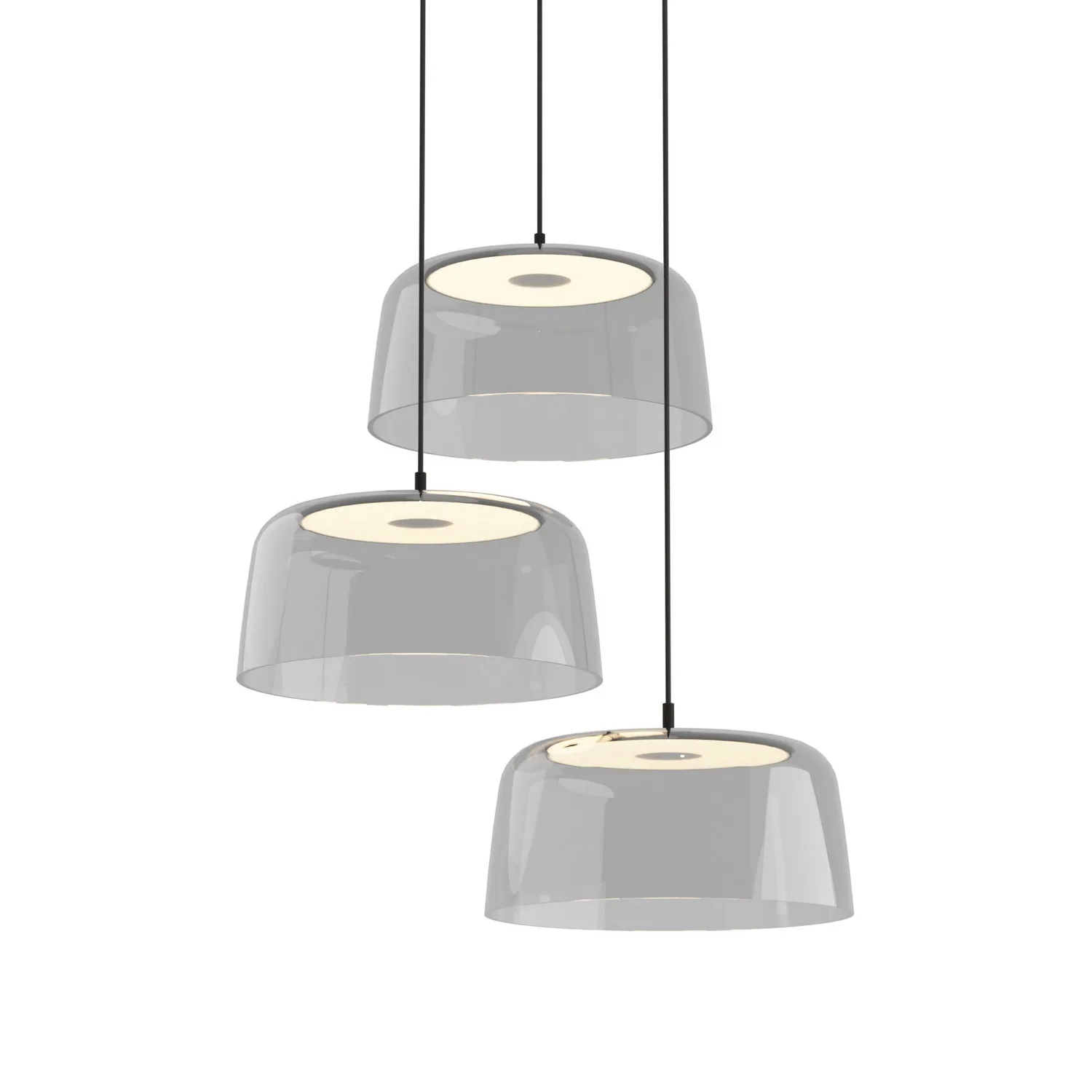 Yurei LED Pendant in Matte Black