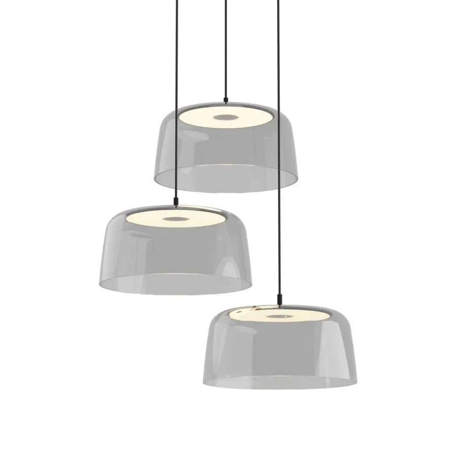 Yurei LED Pendant in Matte Black