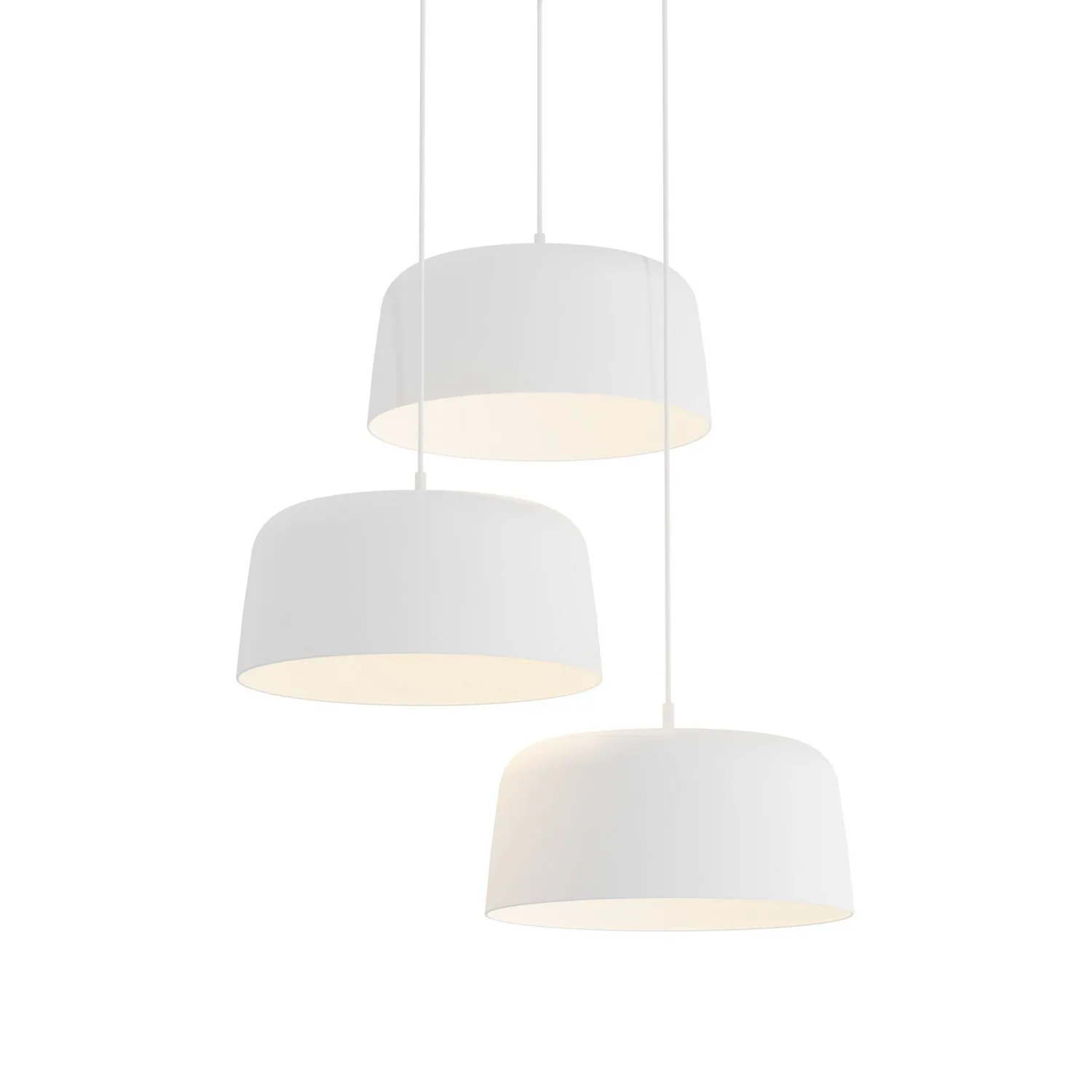 Yurei LED Pendant in Matte White