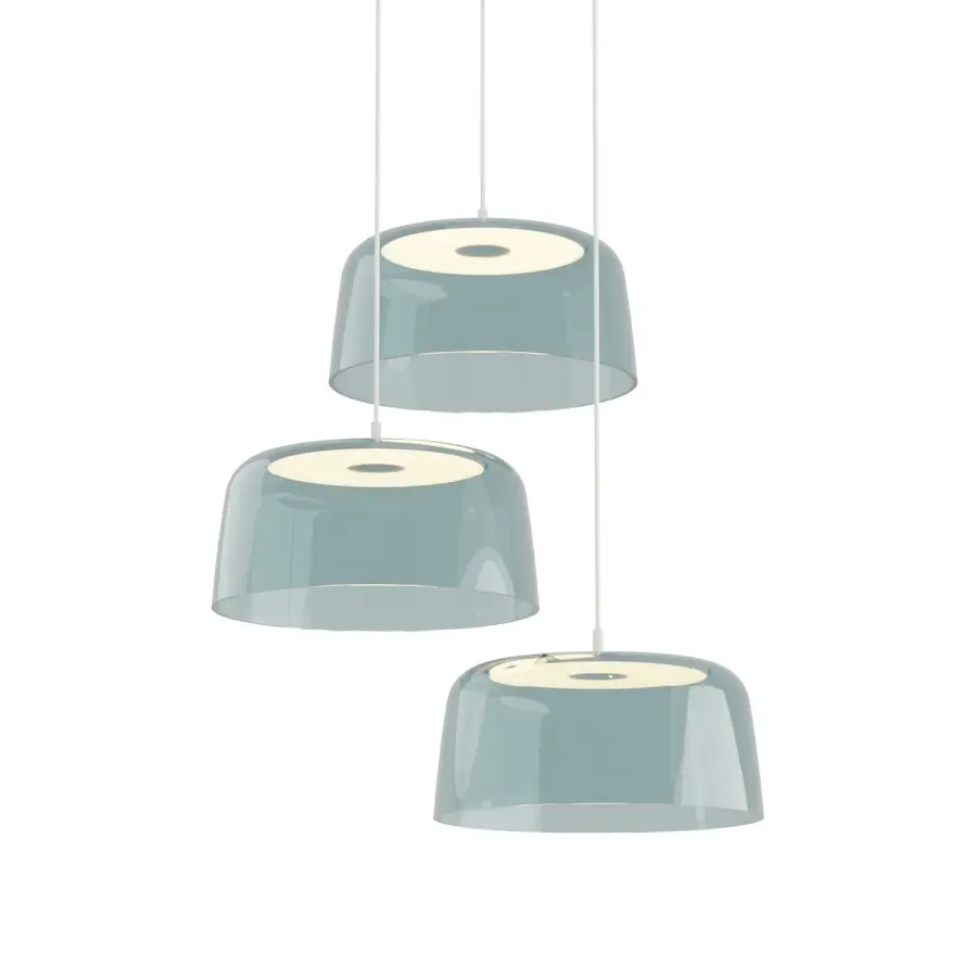 Yurei LED Pendant in Matte White