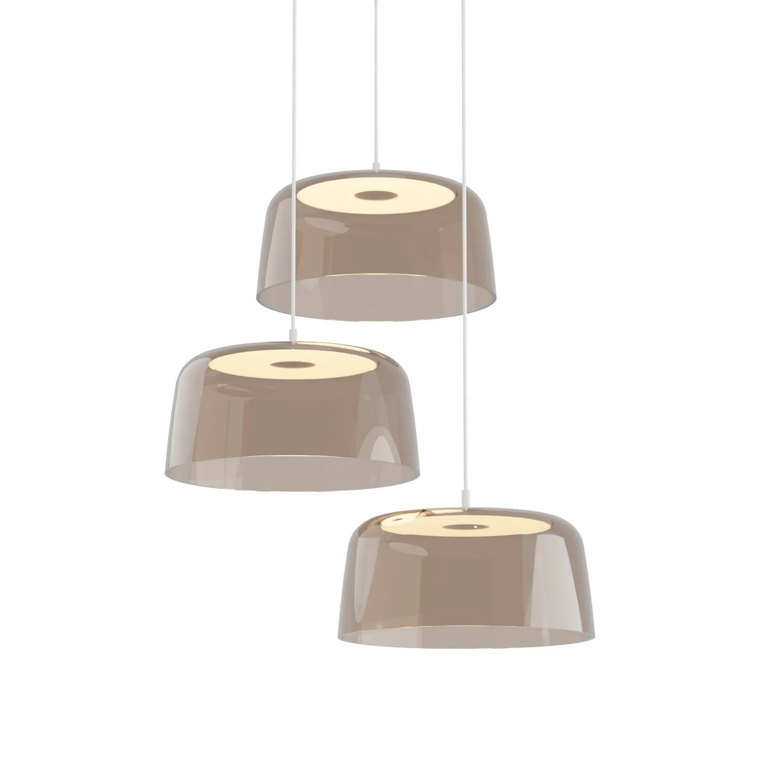 Yurei LED Pendant in Matte White