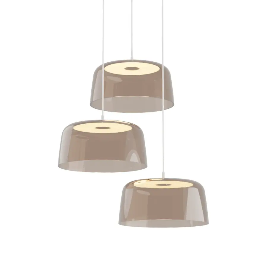 Yurei LED Pendant in Matte White