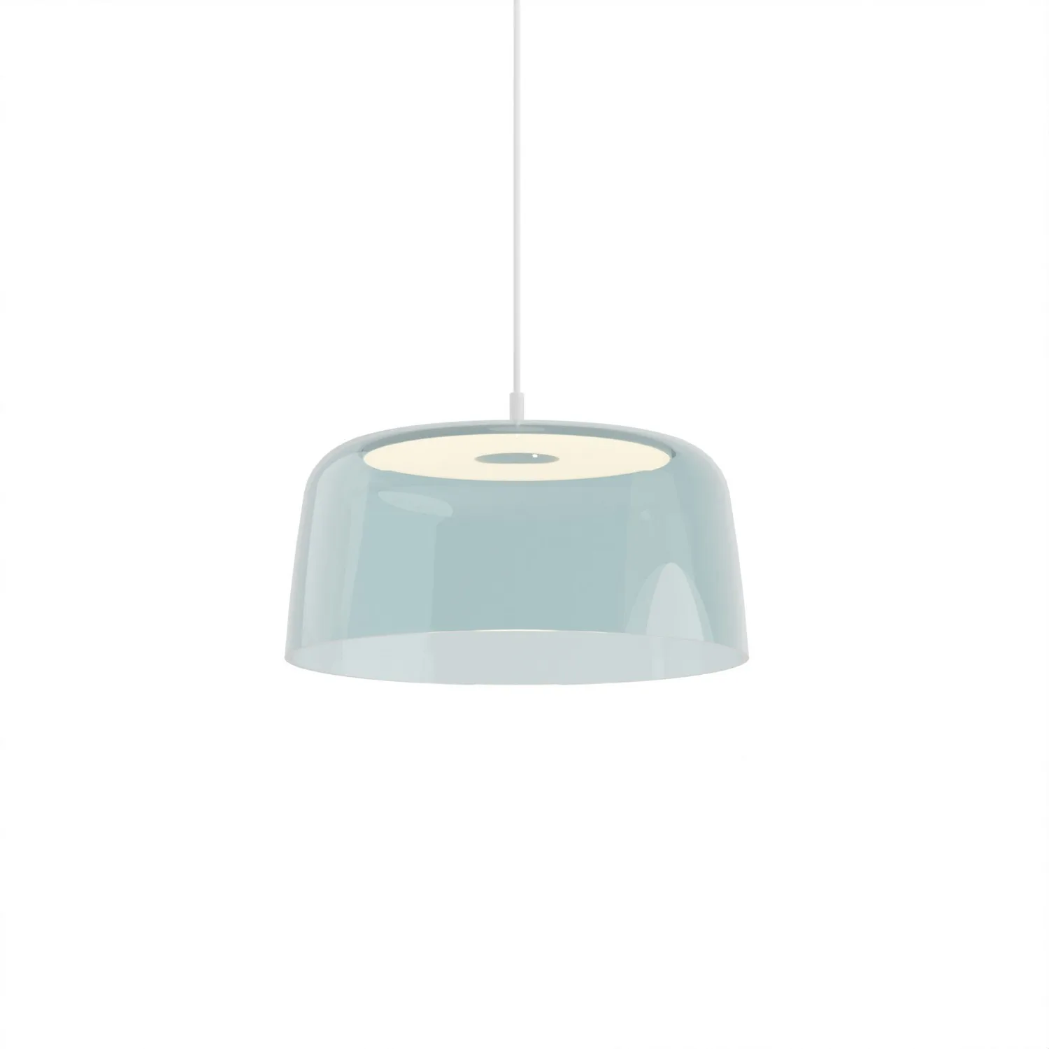 Yurei LED Pendant in Matte White