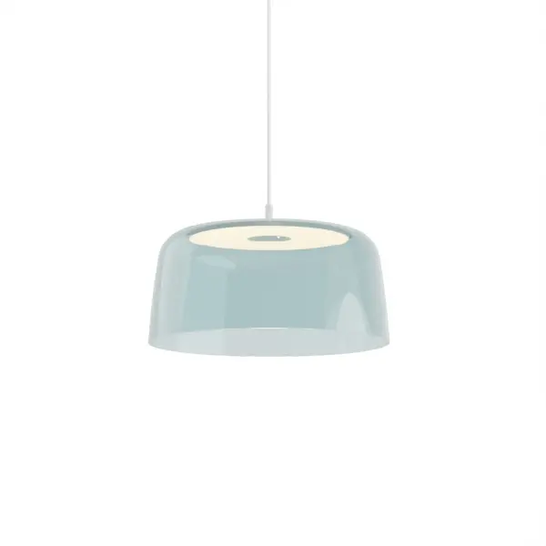 The Yurei pendant brings a ghostly elegance to modern spaces with its translucent shade and integrated LED technology. Compact at 14 inches, it delivers warm 3000K light with excellent color rendering, perfect for intimate settings.
