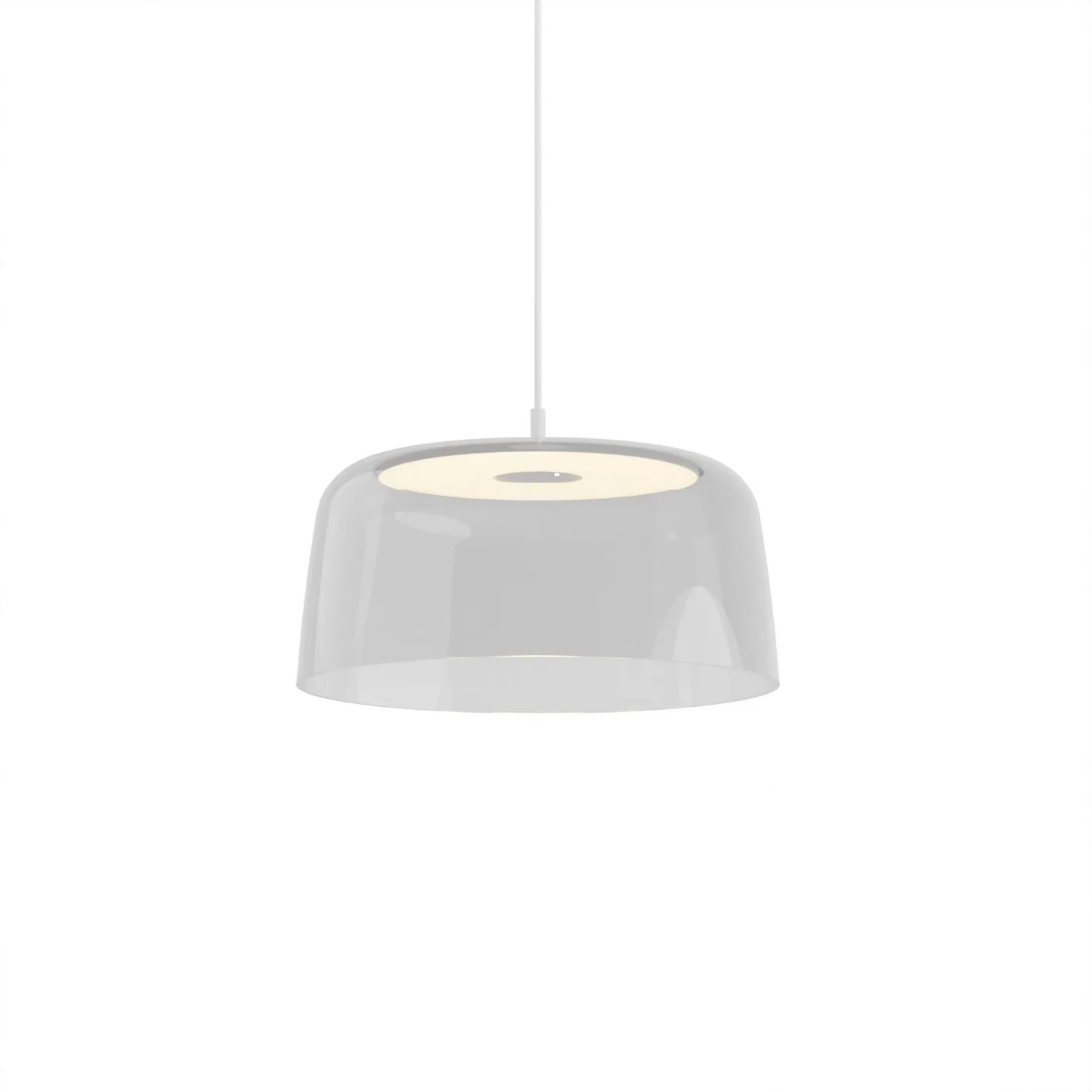 Yurei LED Pendant in Matte White