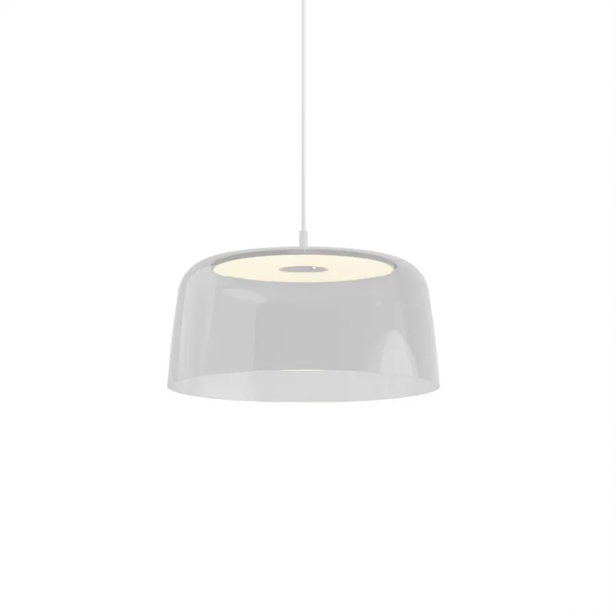 Yurei LED Pendant in Matte White