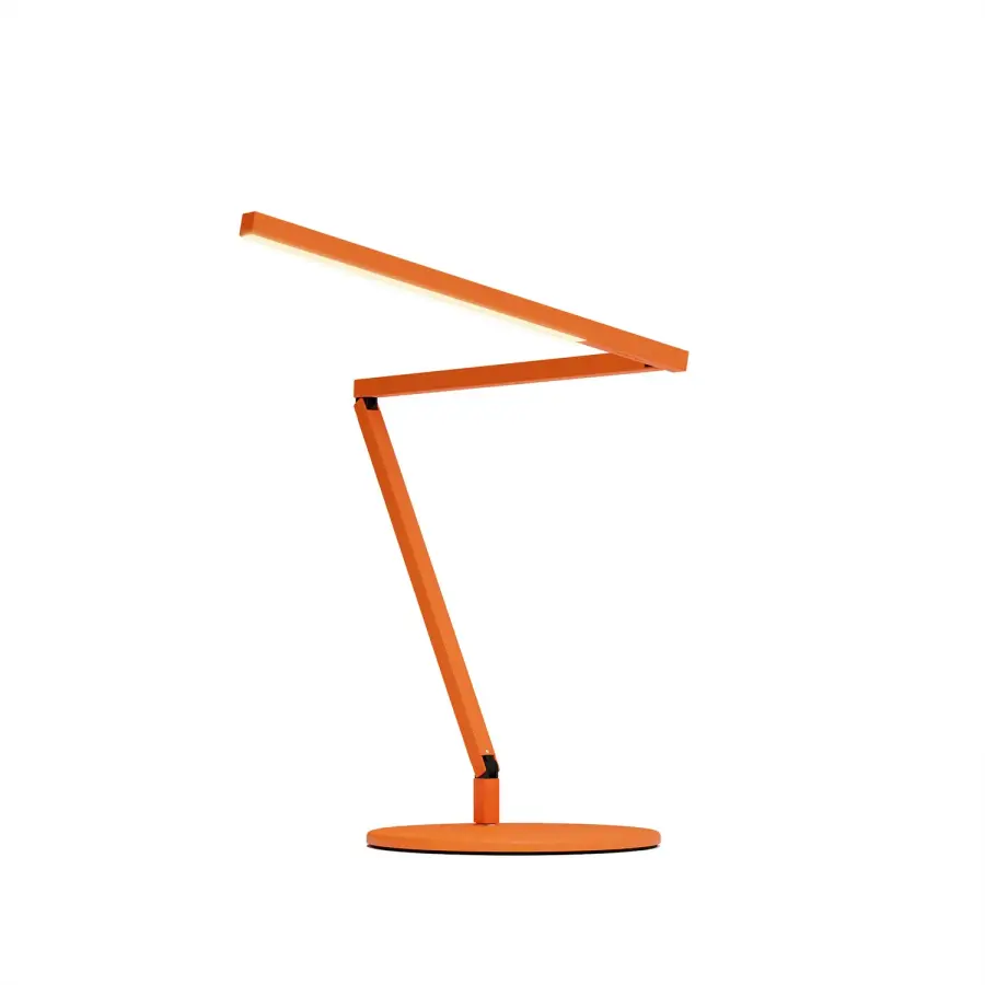 Z-Bar Gen 4 LED Desk Lamp in Matte Orange