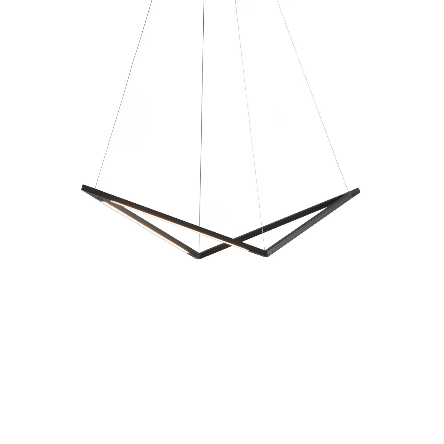 Z-Bar Pendant Bird LED Pendant in Matte Black