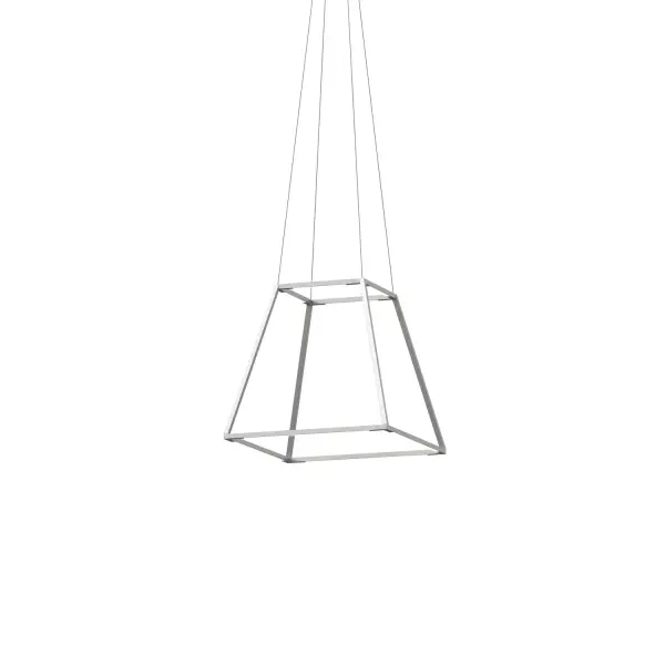 The Z-Bar Rise Square brings architectural sophistication with independently rotating LED light bars that allow customizable light direction. Its compact 18-inch square footprint and integrated LED technology make it ideal for modern spaces.