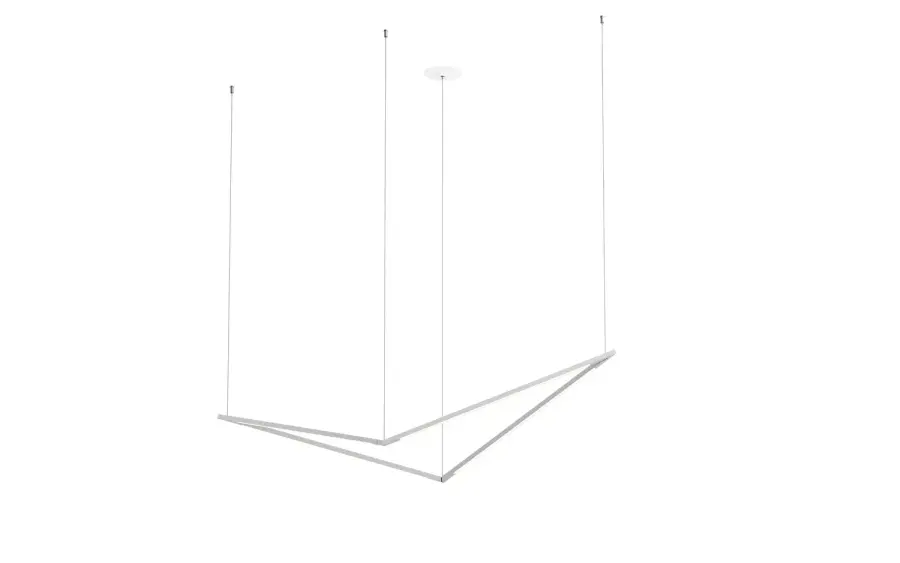 Z-Bar Pendant Bird LED Pendant in Silver