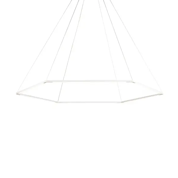 The Z-Bar Honeycomb pendant offers exceptional versatility with 6 independently rotatable LED light bars in a geometric configuration. Its modular design allows for customized lighting direction, making it ideal for task-focused spaces. The integrated LED system delivers bright, energy-efficient illumination with excellent color rendering.