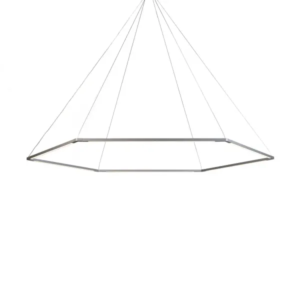 The Z-Bar Honeycomb pendant offers exceptional versatility with 6 independently rotatable LED bars in a geometric honeycomb configuration. Its modular design and high-output LEDs make it ideal for modern spaces requiring both ambient and task lighting.