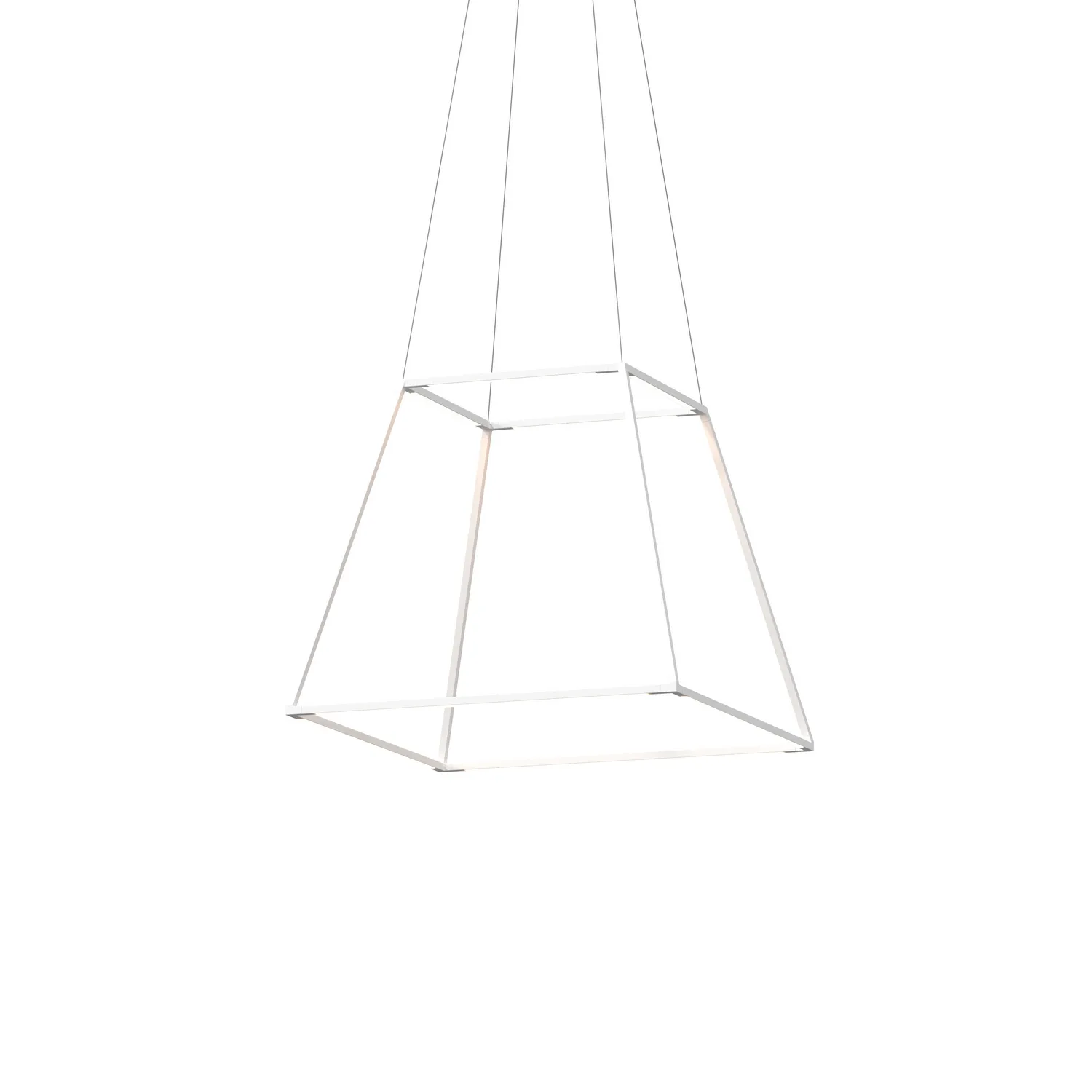 Z-Bar LED Pendant in Matte White