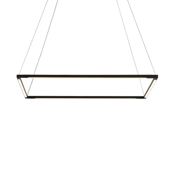 The Z-Bar Square Pendant delivers modern architectural lighting with four independently rotatable LED bars in a clean geometric frame. Its modular design and high-output LEDs make it ideal for task-focused spaces.