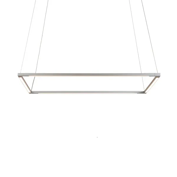 A sleek, modern square pendant featuring 4 rotatable LED light bars that deliver precise, customizable illumination. The architectural design and modular system offer exceptional versatility for contemporary spaces.