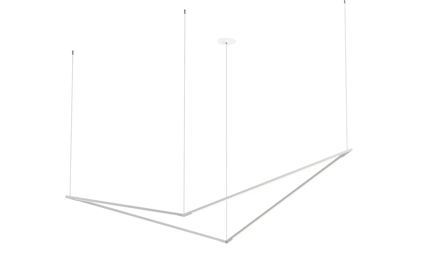 Z-Bar Pendant LED Pendant in Silver