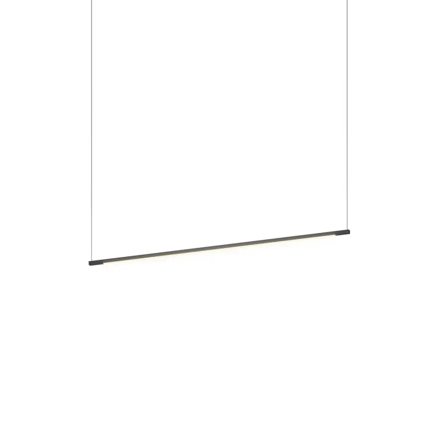 Z-Bar Pendant LED Linear Pendant in Matte Black