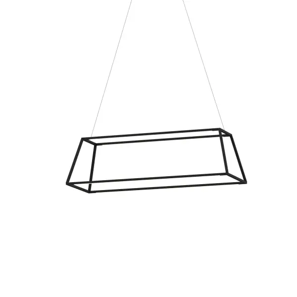 The Z-Bar Rise Rectangle brings architectural sophistication to task lighting with independently rotating LED bars that allow precise light direction. Its tiered design and matte black finish create visual interest while delivering exceptional illumination.