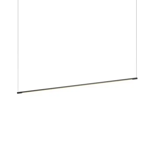 Z-Bar Pendant LED Linear Pendant in Matte Black