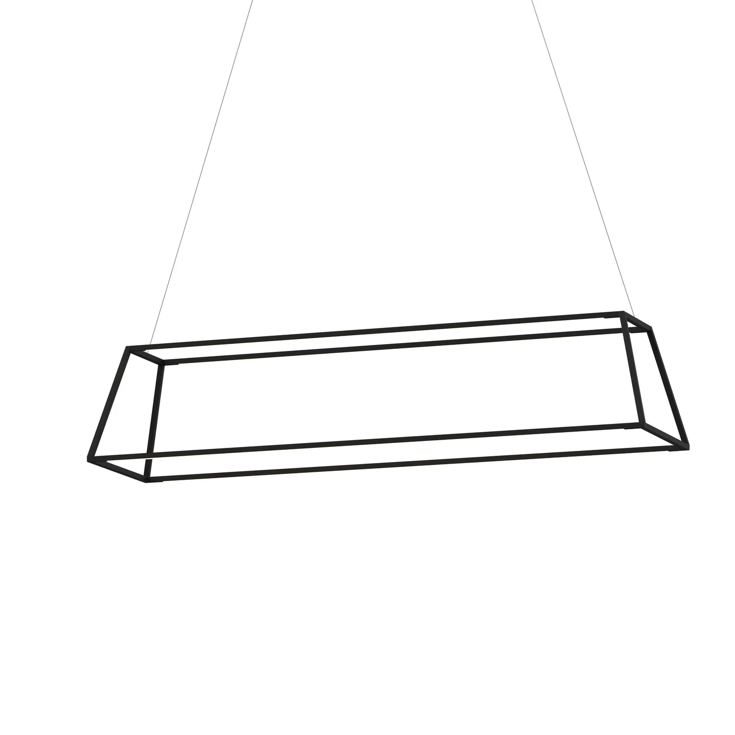 Z-Bar LED Pendant in Matte Black