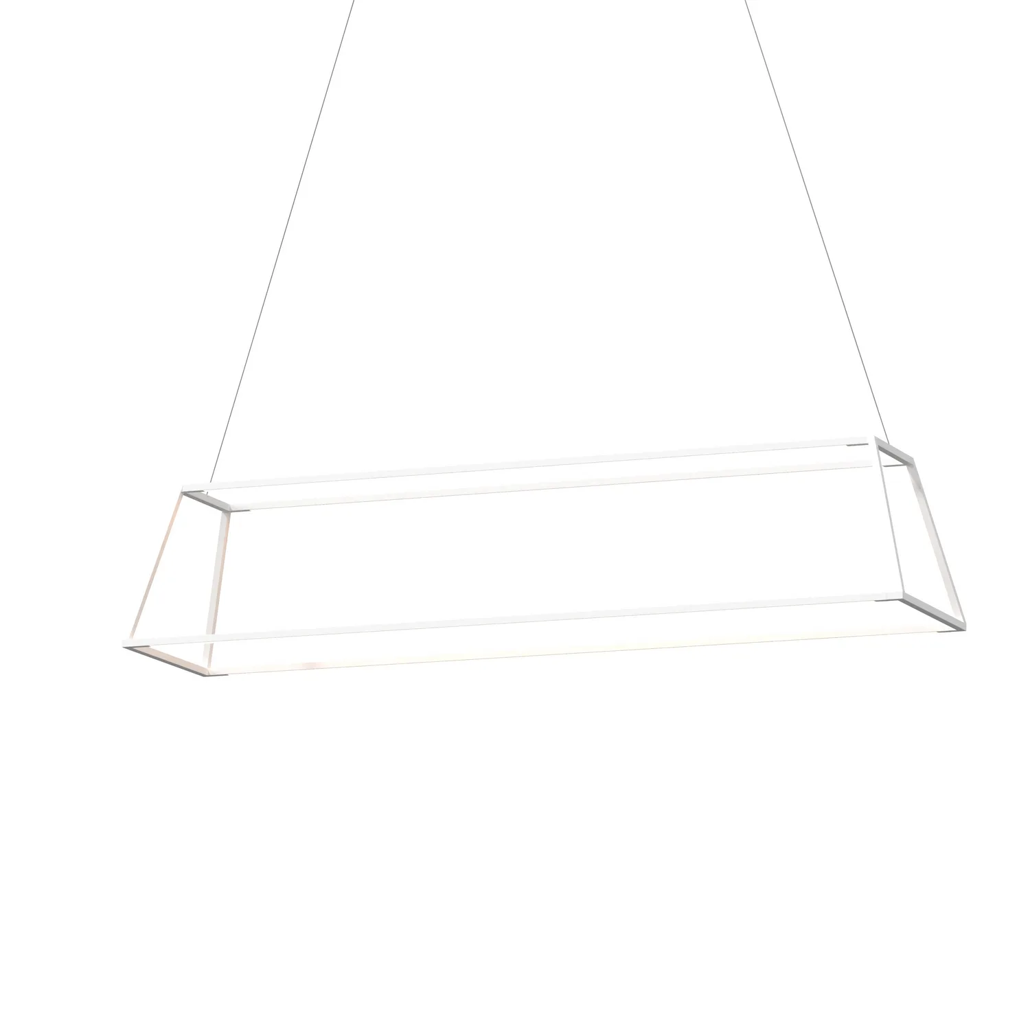 Z-Bar LED Pendant in Matte White