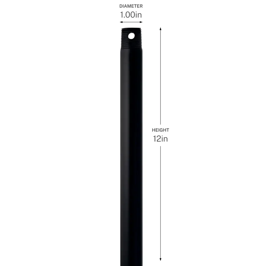 12" Downrod in Champagne Bronze - Image 4
