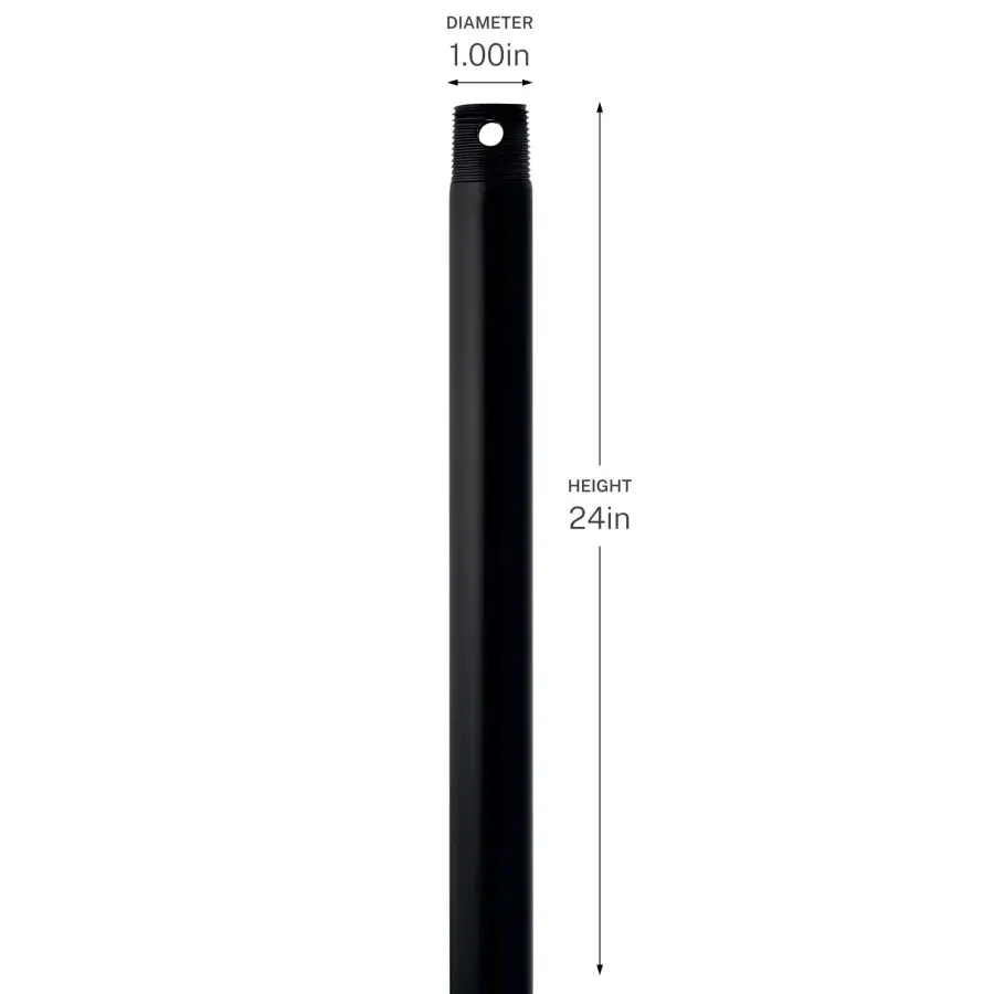 24" Champagne Bronze Downrod - Image 4