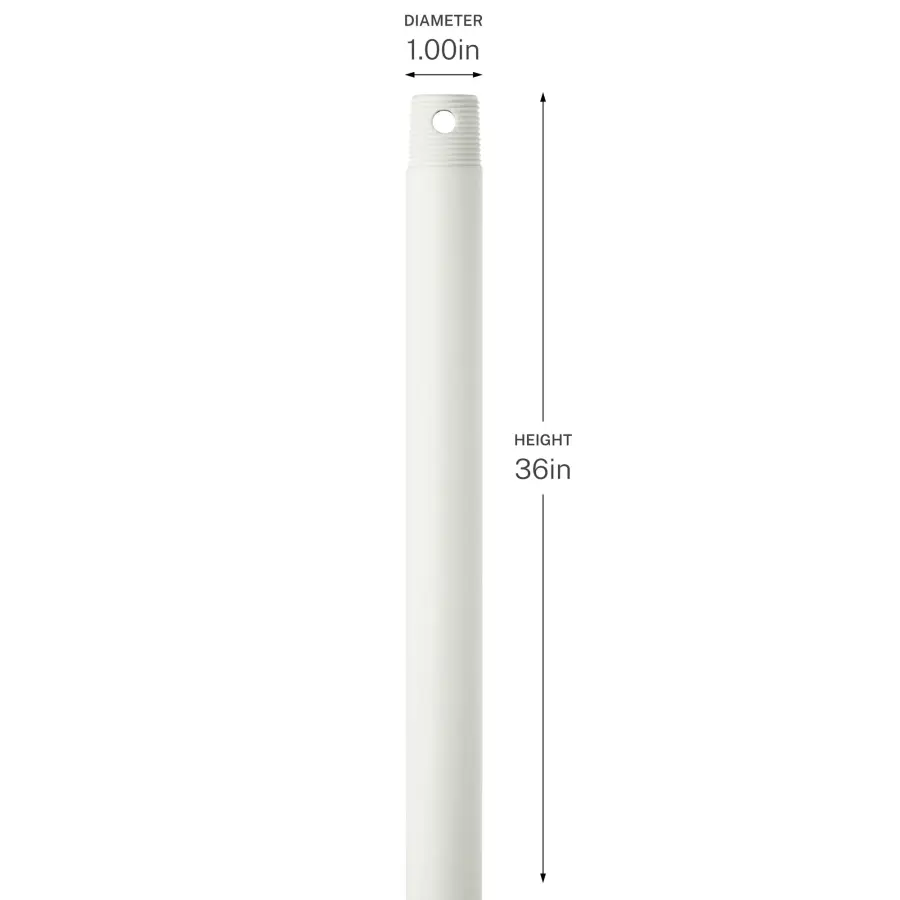 36" Downrod in Champagne Bronze - Image 10