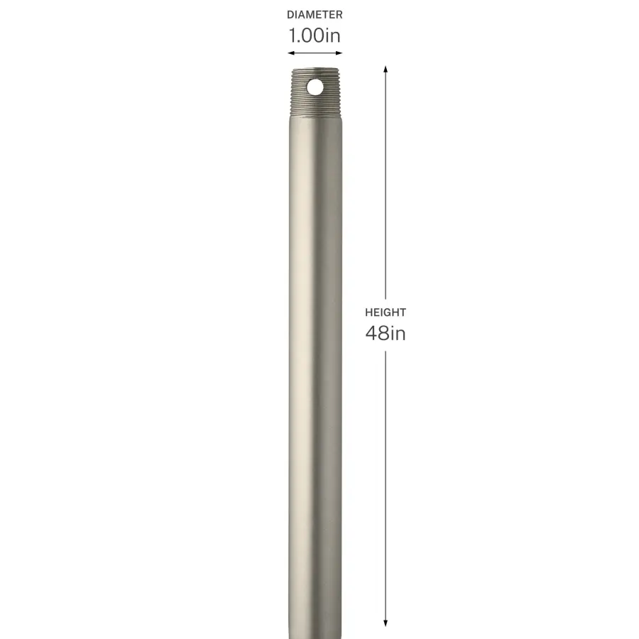 48" Downrod in Champagne Bronze - Image 2