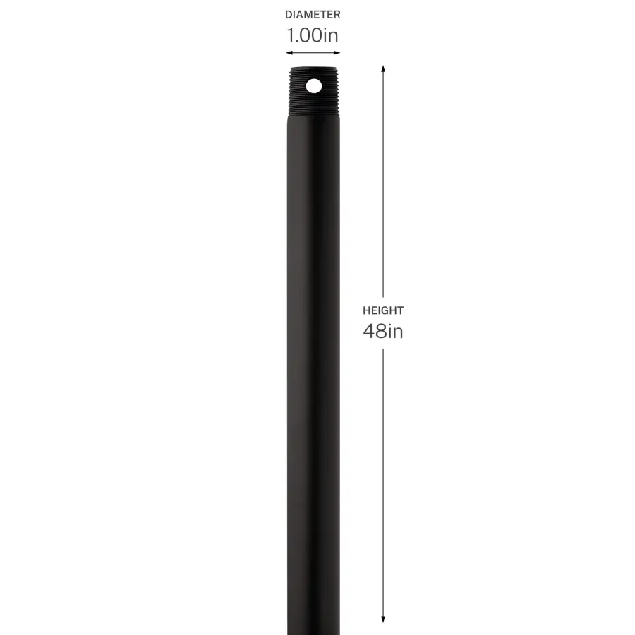 48" Downrod in Champagne Bronze - Image 12