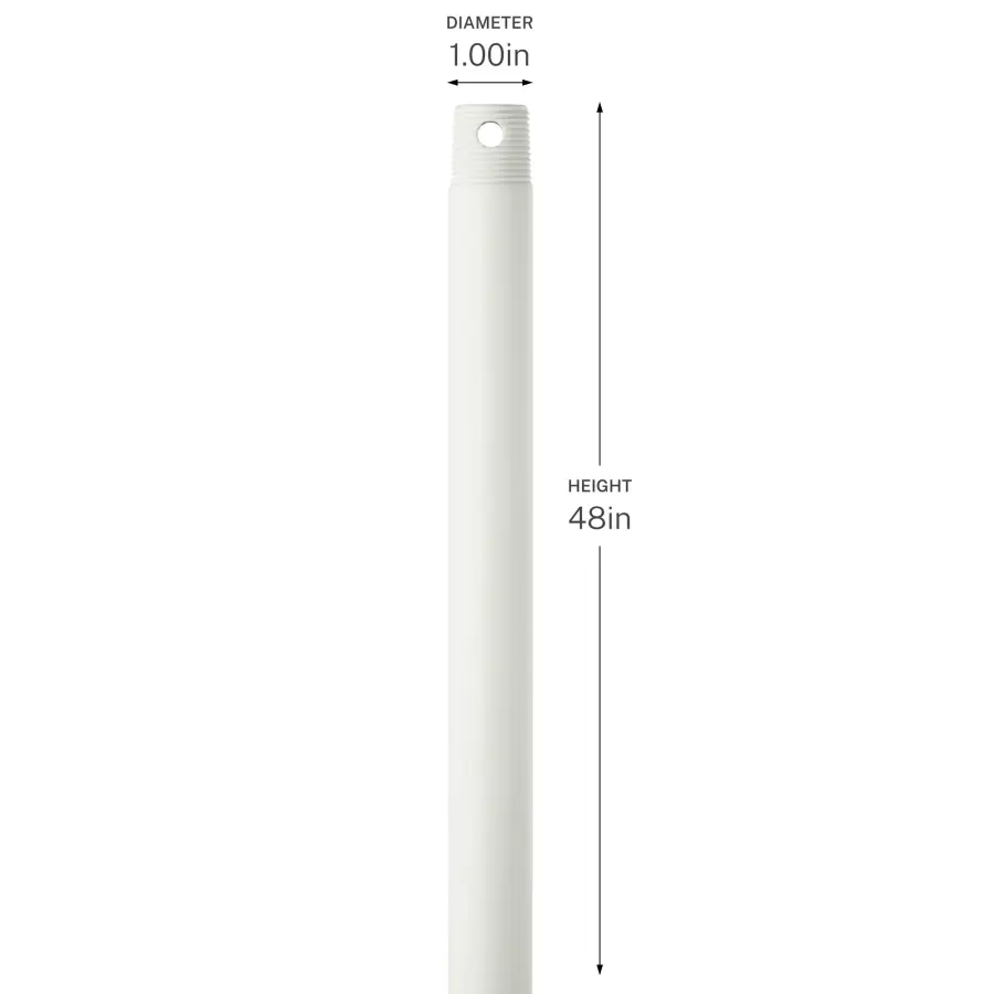 48" Downrod in Champagne Bronze - Image 10