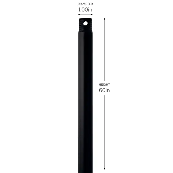 60-Inch Downrod in Champagne Bronze - Image 4