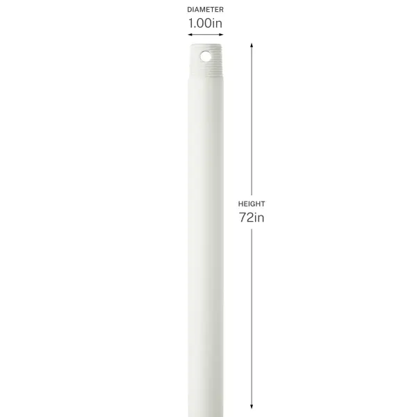 72" Downrod in Champagne Bronze - Image 10
