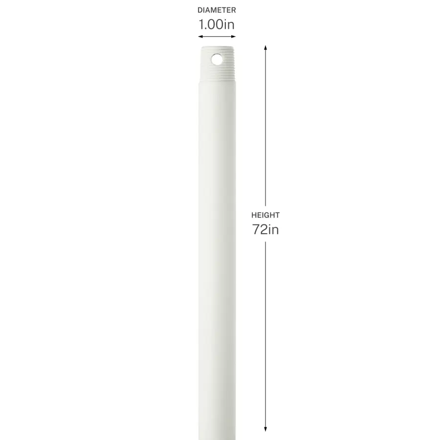 72" Downrod in Champagne Bronze - Image 10