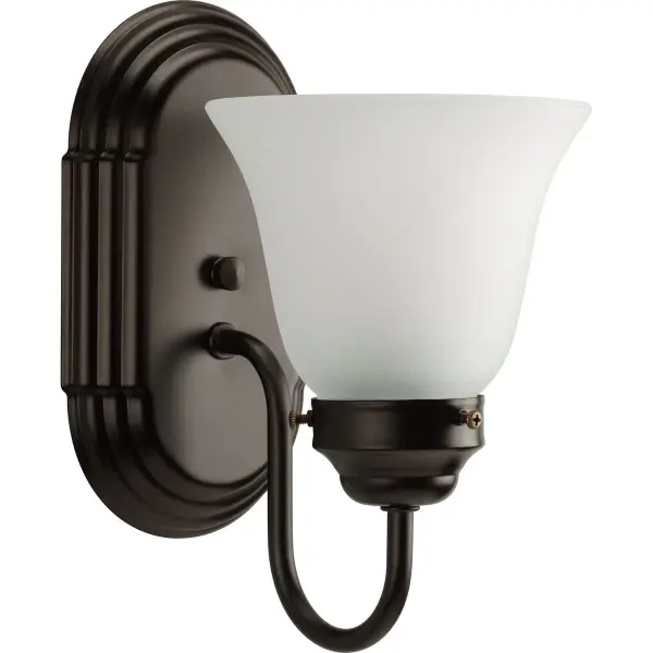 One-Light Bath Bracket in Brushed Nickel - Image 2