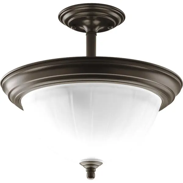 Two-Light Semi-Flush Ceiling Light