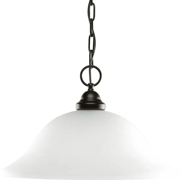 One-Light Brushed Nickel Pendant - Image 1